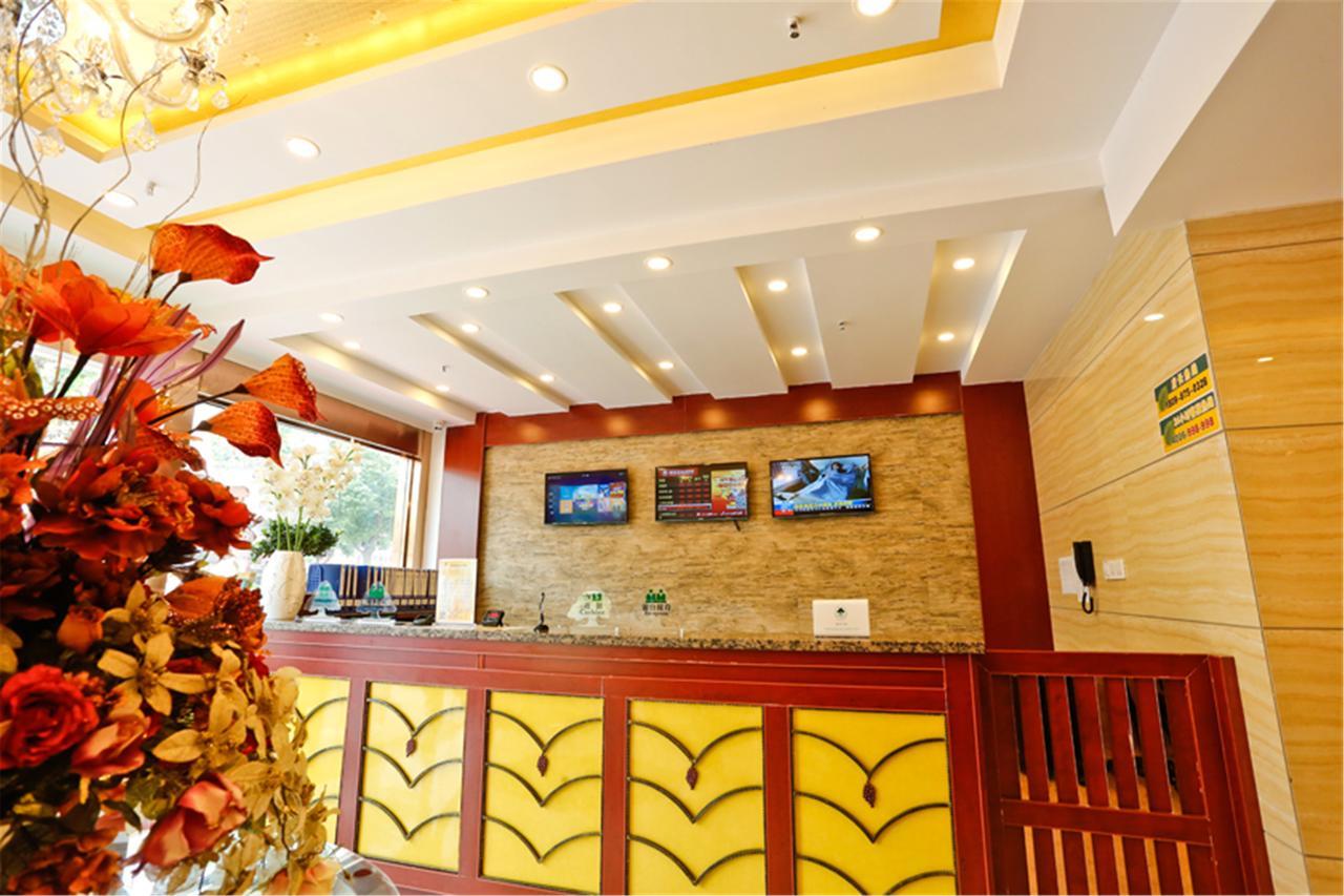 Greentree Inn Anhui Fuyang Yijing International North Door Busniess Hotel Exterior photo